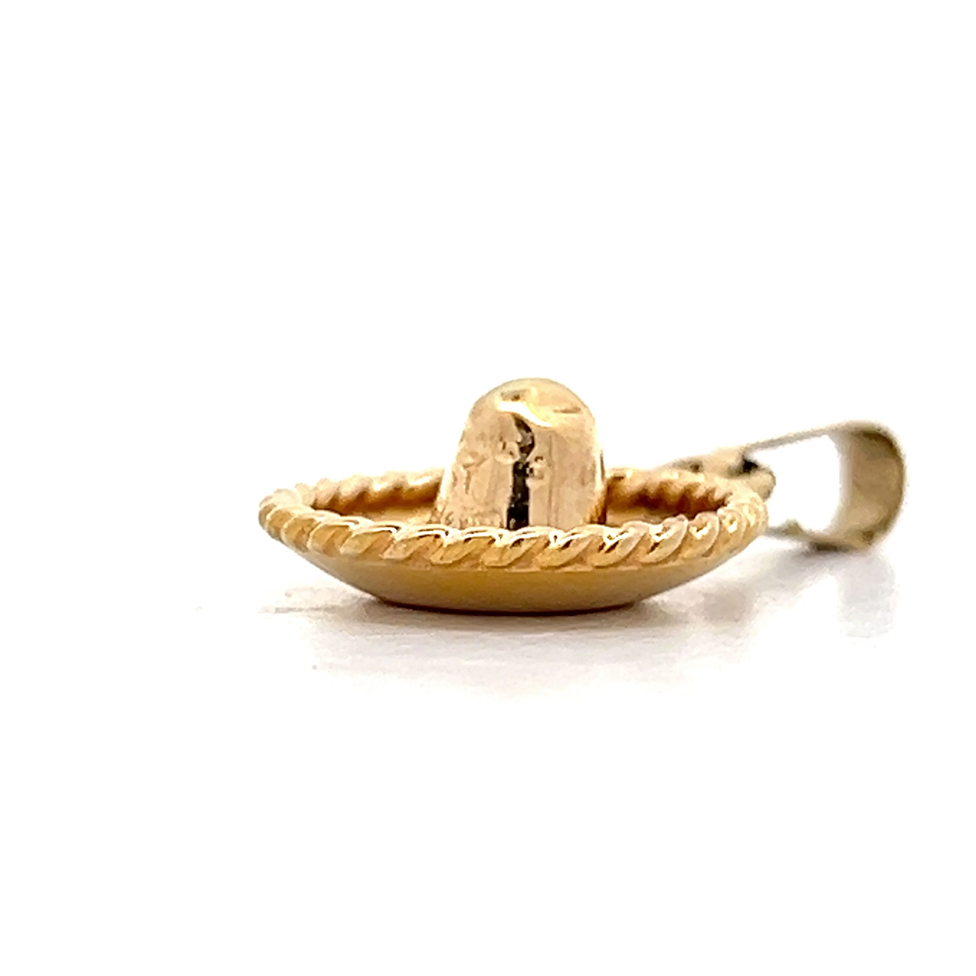 Vintage Mid-Century Sombrero Charm in 14k - Image 3