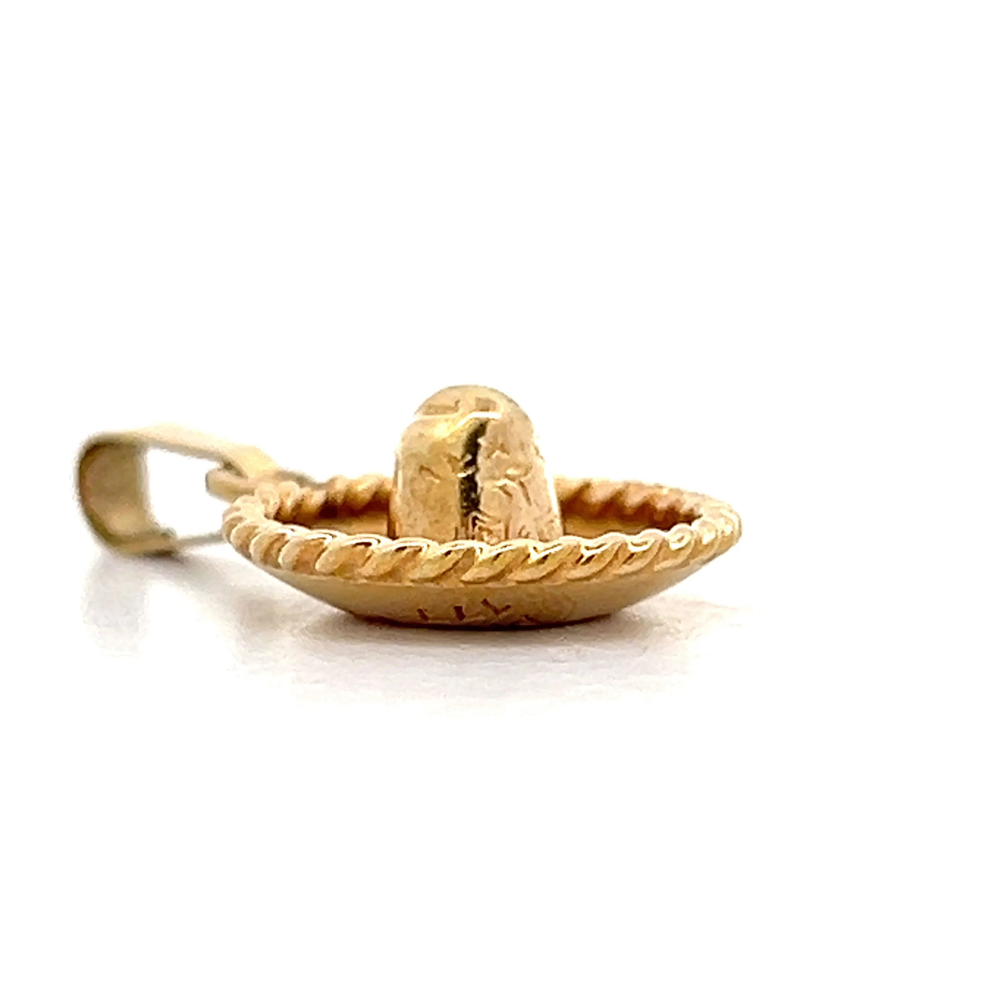 Vintage Mid-Century Sombrero Charm in 14k - Image 4