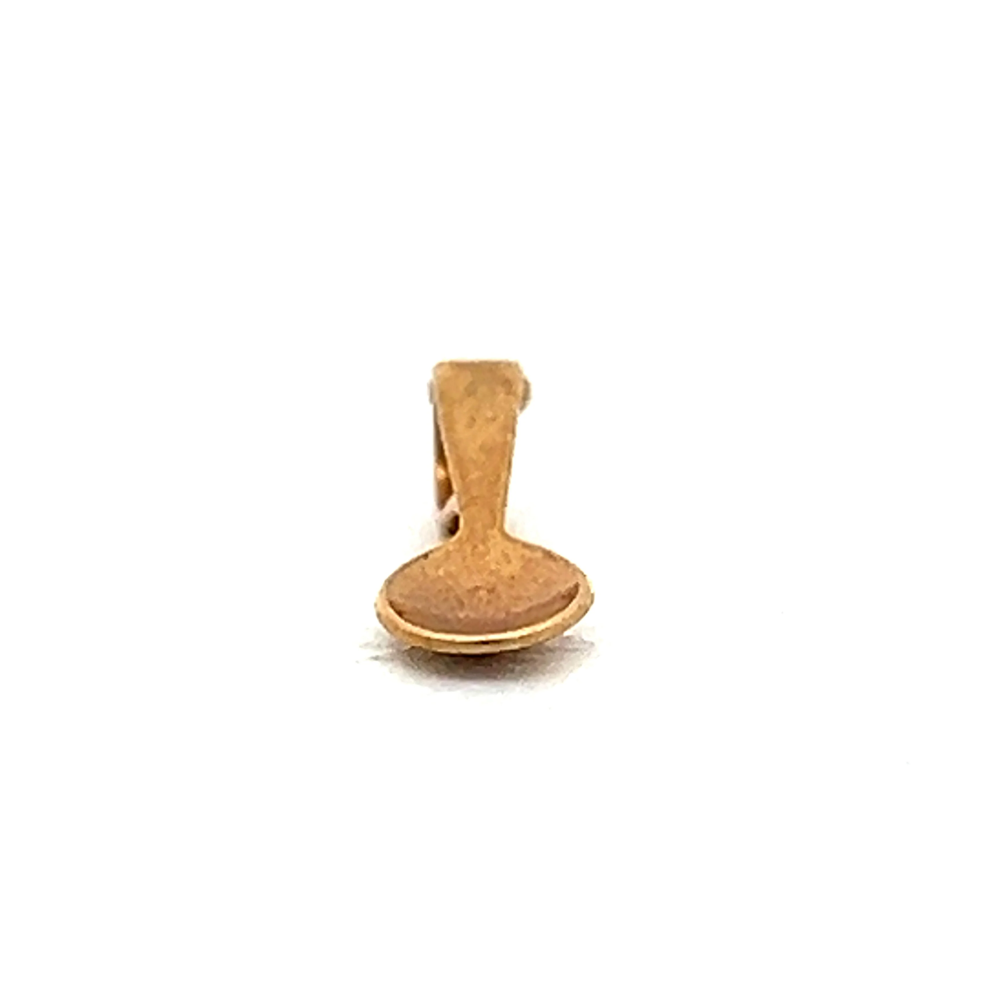 Vintage Mid-Century Spoon Charm in 14k Yellow Gold - Image 2