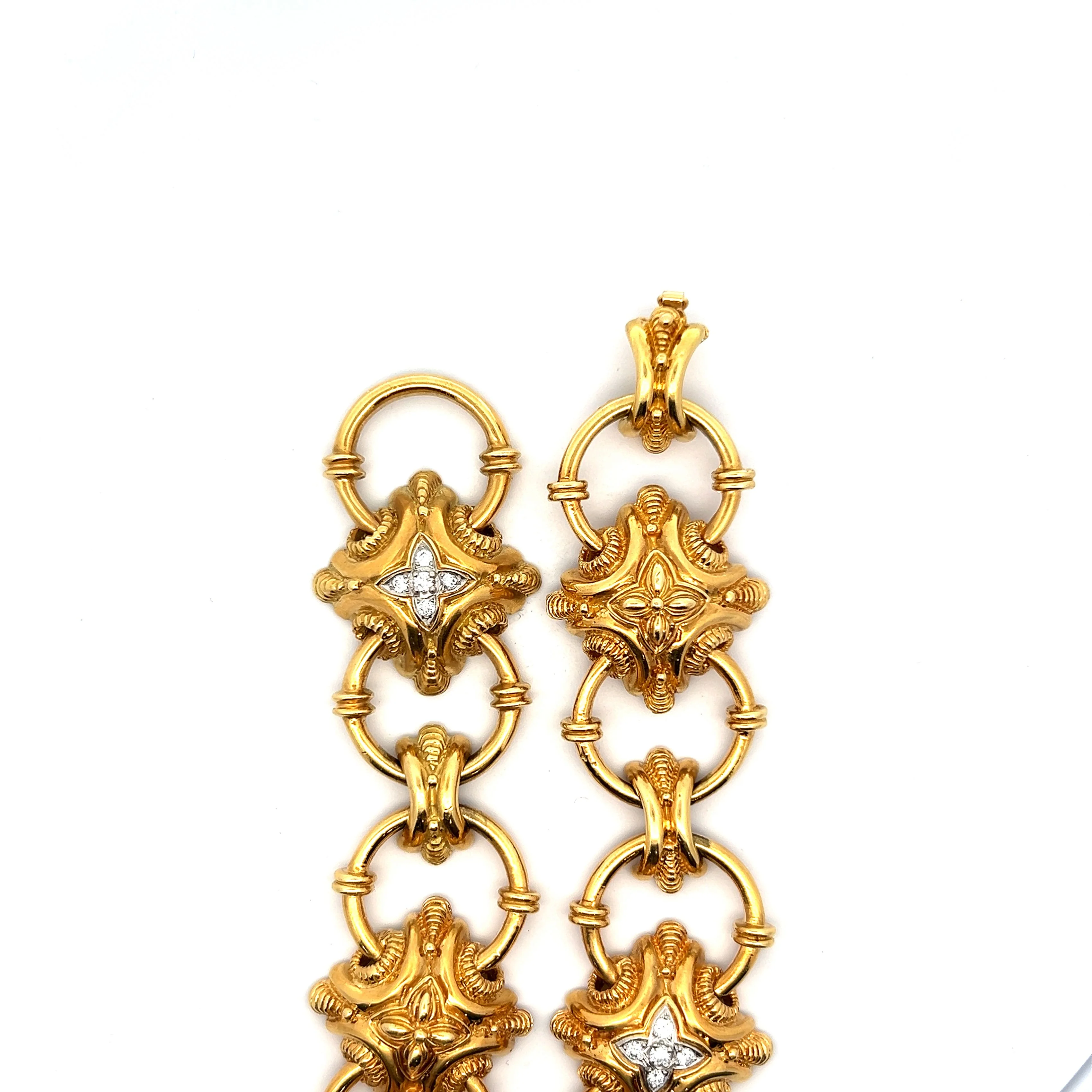 Vintage Mid-Century Statement Convertible Necklace in 18k - Image 3