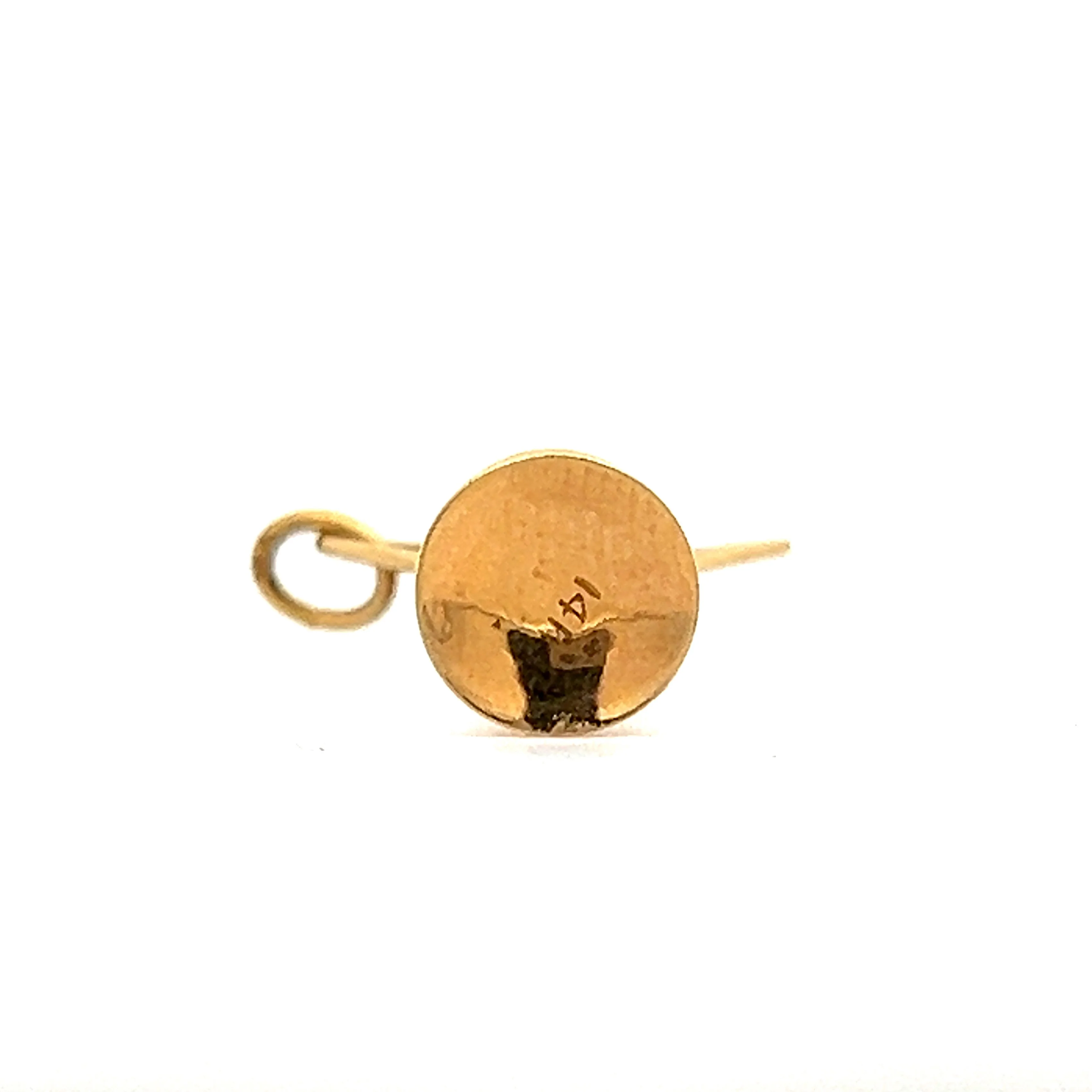 Vintage Mid-Century Trophy Charm in 14k Yellow Gold - Image 2
