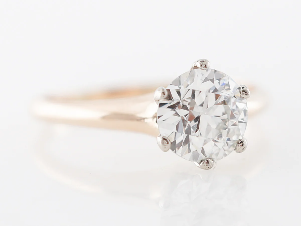 Vintage Ostby & Barton Diamond Engagement Ring - Image 3