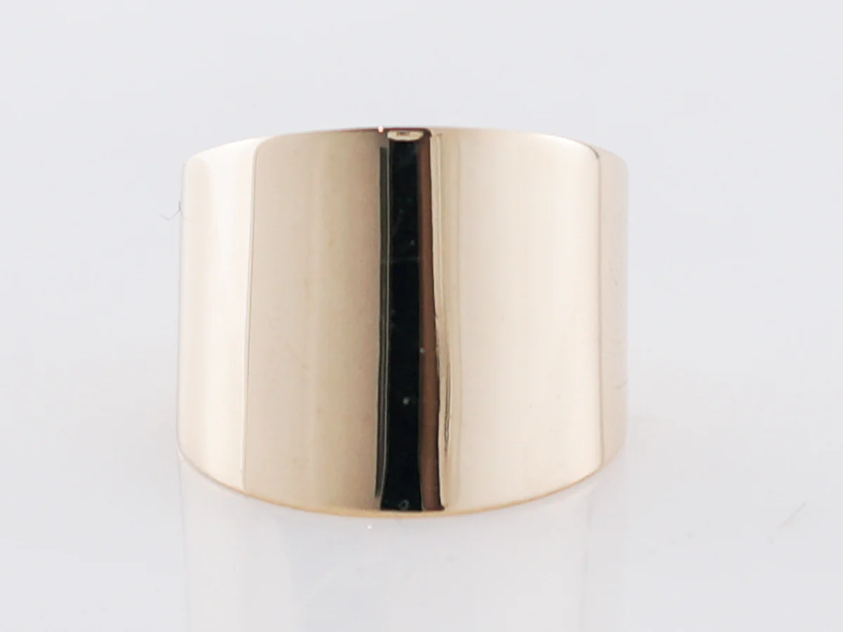 Vintage Right Hand Ring Mid-Century in 14k Yellow Gold