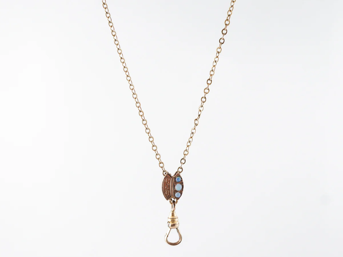 Vintage Victorian Cabochon Opal Pendant