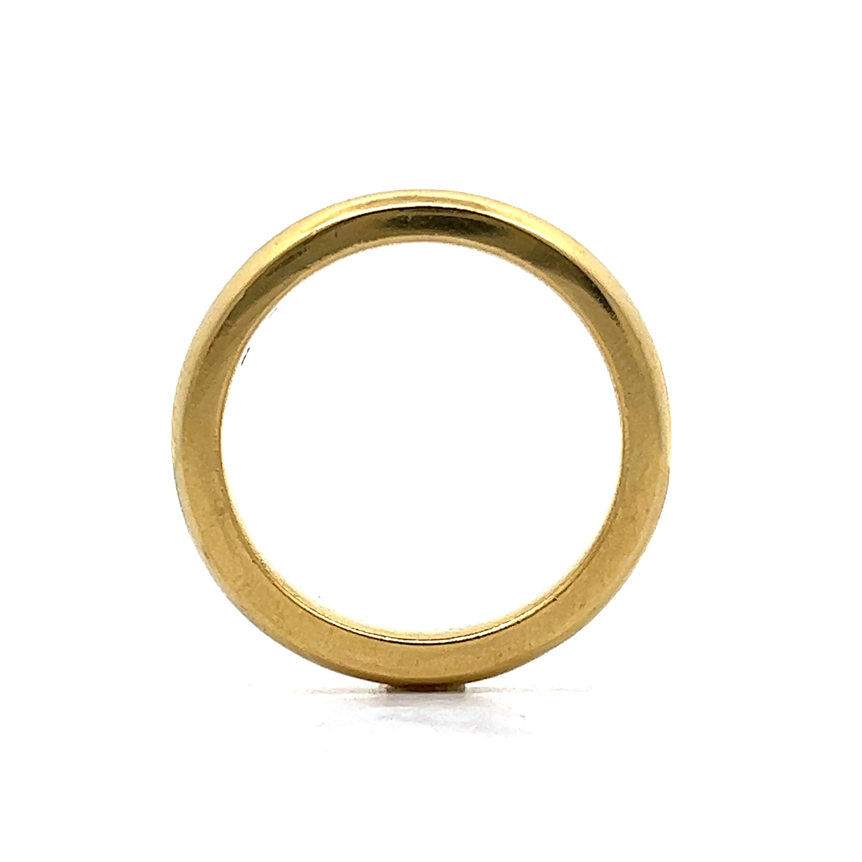 Wedding Band Modern in 18k Yellow Gold - Image 4