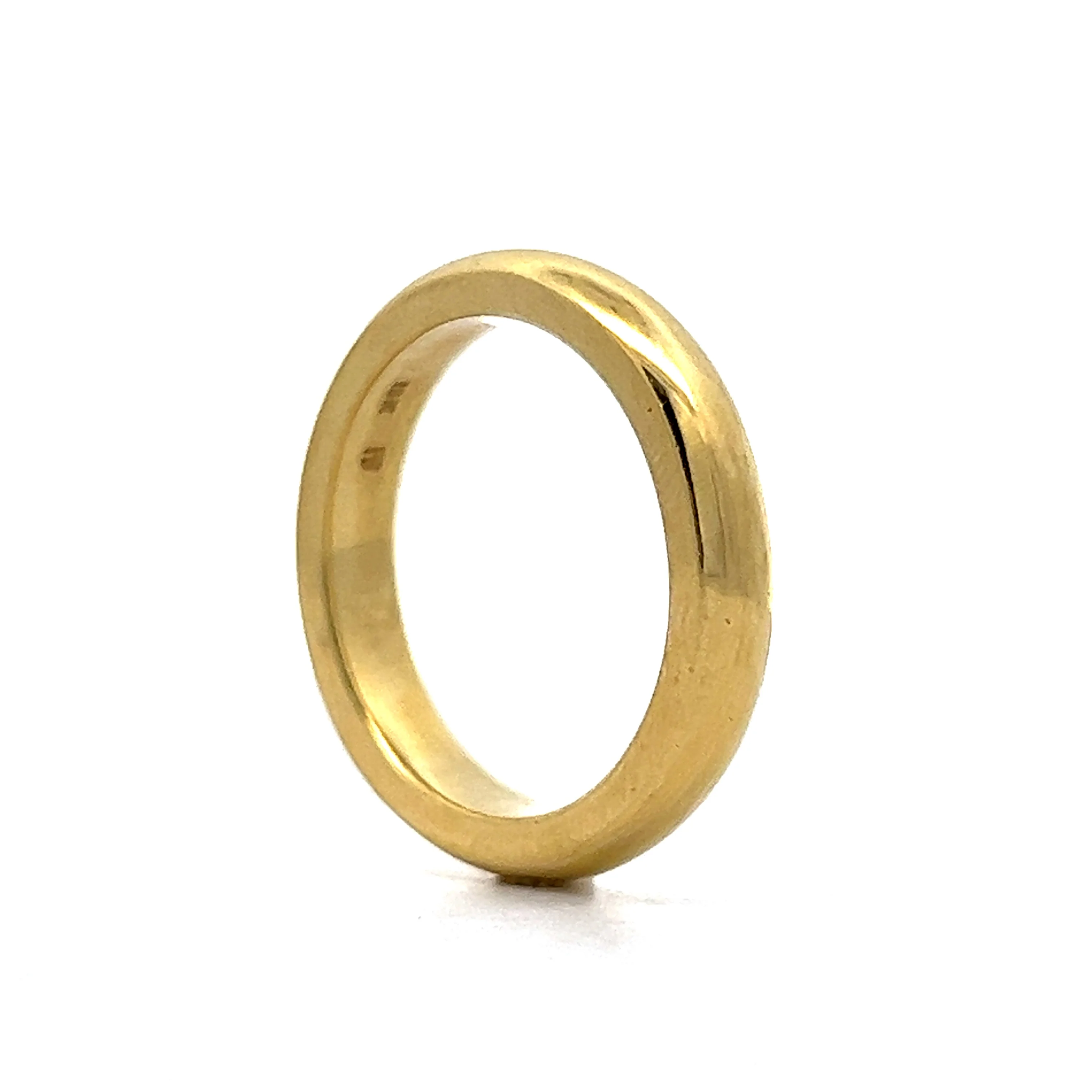 Wedding Band Modern in 18k Yellow Gold - Image 5