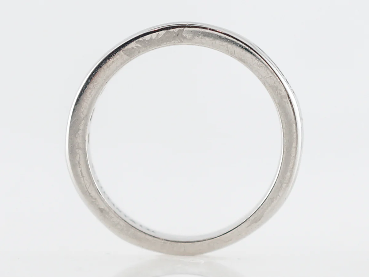 Wedding Band Modern Tiffany & Co .66 Round Brilliant & Baguette Cut Diamonds in Platinum - Image 4