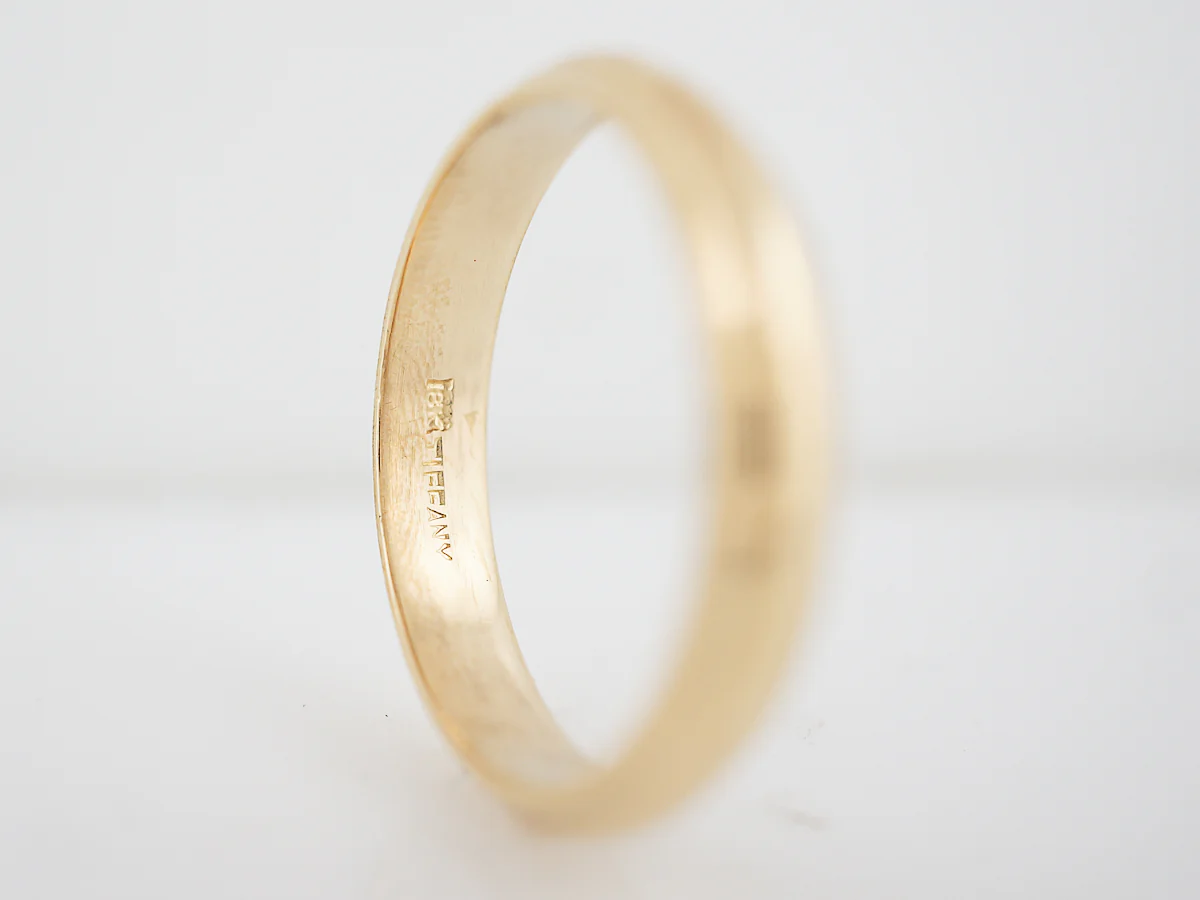 Wedding Band Modern Tiffany & Co in 18k Yellow Gold - Image 4