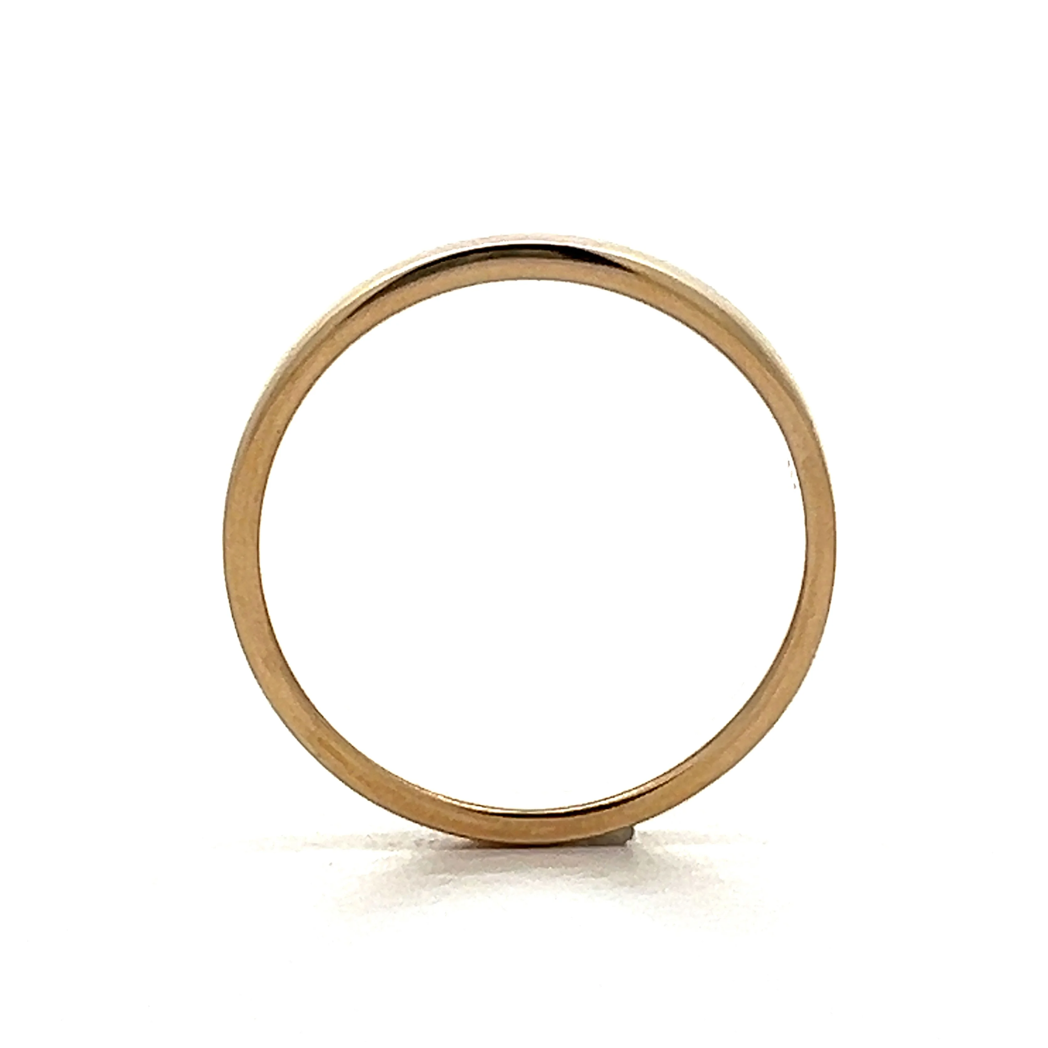 Rounded Wide Right Hand Ring in 14k Yellow Gold - Image 4