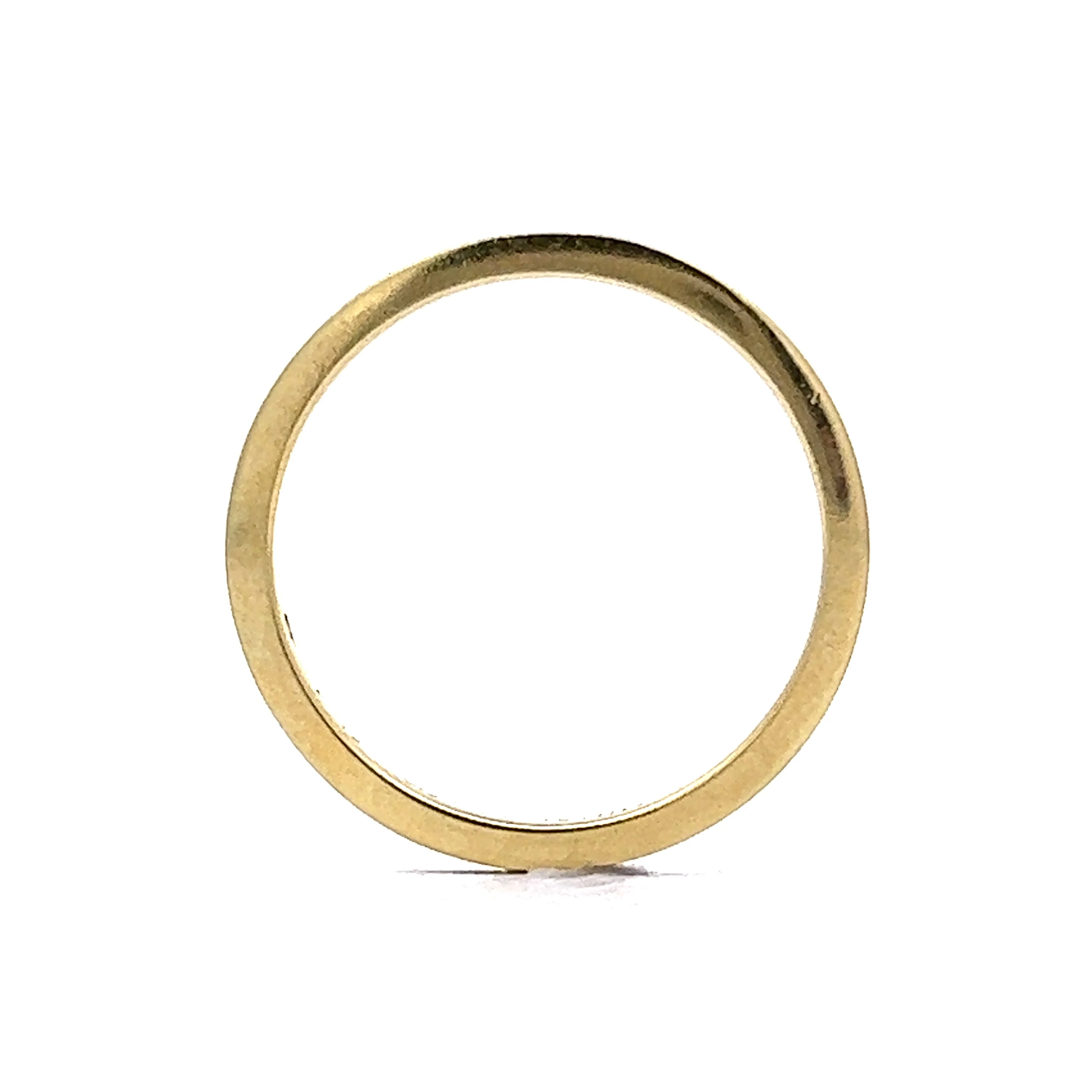 Hidalgo Red Enamel Stacking Band in 18k Yellow Gold - Image 4